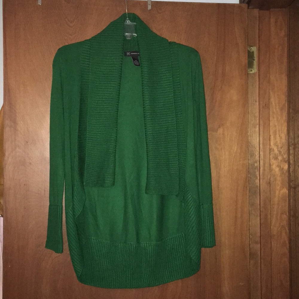 INC Cardigan. XS. Green